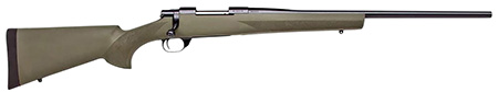 [682146398892] Howa HGR73233 1500 Hogue 30-06 Springfield 5+1 22" Black Heavy Barrel, Black Stainless Steel Drilled  &  Tapped Receiver, Green Hogue OverMolded Synthetic Stock, Right Hand