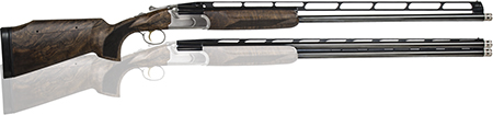 [806703065823] CZ-USA 06582 All American Trap Combo 12 Gauge 3" 2rd 32" Gloss Blued Barrel, Brushed Stainless Metal Finish, Turkish Walnut Stock with Monte Carlo Adjustable Comb