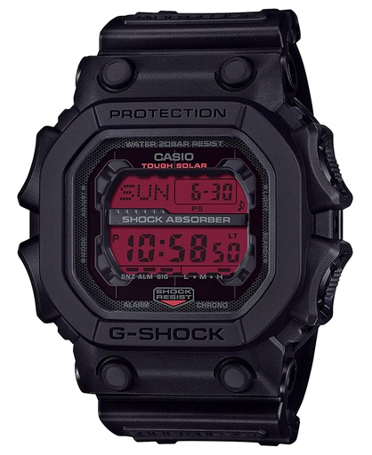 [889232400778] GSHOCK GX56BBR1CR    CLASSIC SOLAR BLK/RED