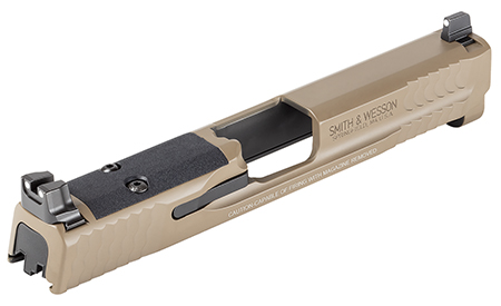 [022188903263] Smith  &  Wesson 14478 Slide Assembly  Fits S&W Shield 9mm Flat Dark Earth Optic Ready/Serrated Slide