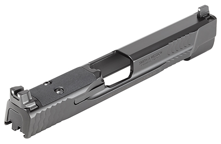 [022188903249] Smith  &  Wesson 14568 Slide Assembly  Black Optic Ready/Serrated Slide