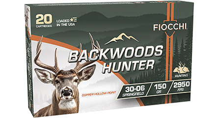 [762344714035] Fiocchi 3006BHC Backwoods Hunter  30-06Springfield 150gr Copper Hollow Point 20 Per Box/10 Case