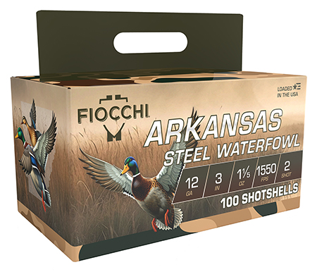 [762344866598] Fiocchi 123ADS2   12Gauge 3" 1 1/5oz 2Shot 100 Per Box/2 Case