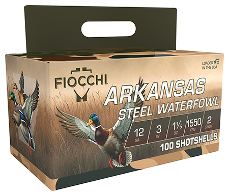 [762344866611] Fiocchi 123ADS4   12Gauge 3" 1 1/5oz 4Shot 100 Per Box/2 Case