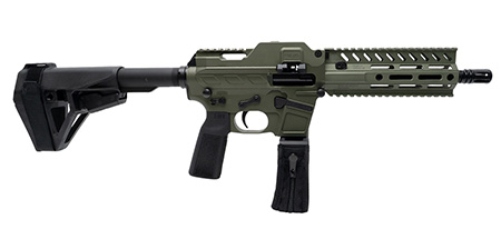 [810165560185] Freedom Ordance FM9D8-ODG FM9D  9mm Luger 33+1 8" Black Anodized Barrel, OD Green Anodized Receiver