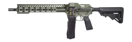 [810165560307] Freedom Ordance FM9D16PW-ODG FM9D  9mm Luger 33+1 14.50" Black Nitride Threaded Barrel, OD Green Anodized Receiver w/Picatinny Rail, M-LOK Handguard, B5 Bravo Black Polymer Stock, Black Polymer Grip