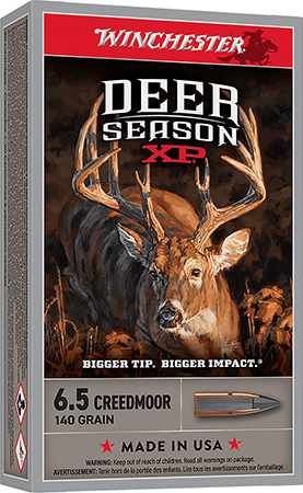 [020892234079] Winchester Ammo X65DS2 Deer Season XP  6.5Creedmoor 140gr 20 Per Box/10 Case