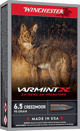 [020892233355] Winchester Ammo X65PXP Varmint X  6.5Creedmoor 95gr 20 Per Box/10 Case