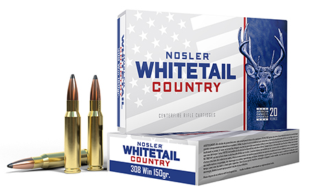 [054041401289] Nosler 40128 Whitetail Country  308Win 150gr 20 Per Box/10 Case