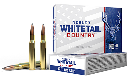 [054041401326] Nosler 40132 Whitetail Country  30-06Springfield 150gr 20 Per Box/10 Case