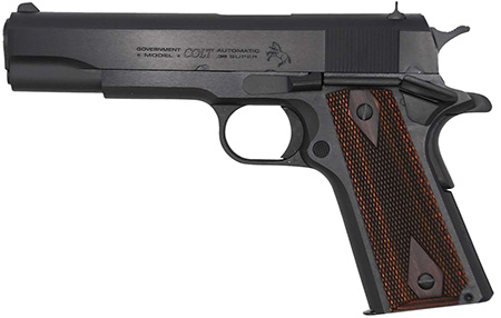 [098289112446] Colt Mfg O1911C38RB Government  38 Super 9+1 5" National Match Barrel, Blued Carbon Steel Serrated Slide, Blued Carbon Steel Frame w/Beavertail