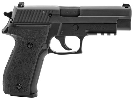 [798681439126] Sig Sauer MK25-10 P226 MK25 9mm Luger 4.40" 10+1 Black Hardcoat Anodized Aluminum Frame with Rail Black Nitron Stainless Steel with Engraved US Navy Anchor Slide Black Polymer Grip