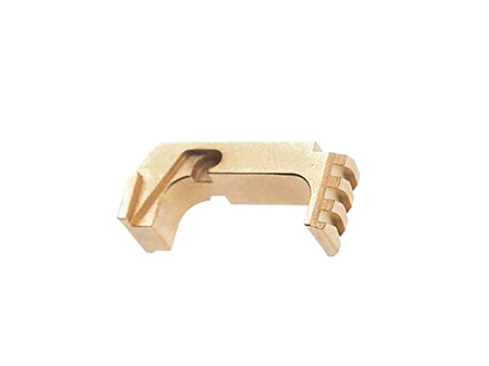 [7426848612060] Tyrant CNC TD43X48ESTEELGOLD  Extended Magazine Release Glock 43x/48 Gold Aluminum/Steel