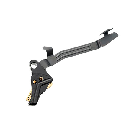 [764046032844] Tyrant CNC TDG43TRIGBLKGOLDBAR I.T.T.S  Black/Gold Fits Glock 43/43x/48