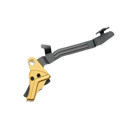 [764046032851] Tyrant CNC TDG43TRIGGOLDBLKBAR I.T.T.S  Gold/Black Fits Glock 43/43x/48