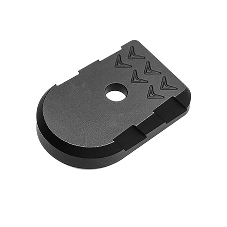 [764046032325] Tyrant CNC TDP365BPMACROBLACK P365-XMACRO Base Plate Black Compatible w/ 17-Round XMacro Mags