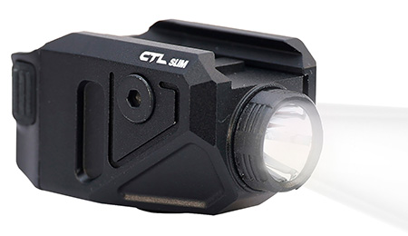 [647581796399] Viridian 9300050 CTL Slim C Series Black Glock 43X/48 MOS 550 Lumens 25 Yards Day/1 Mile Night Beam Rail Mount