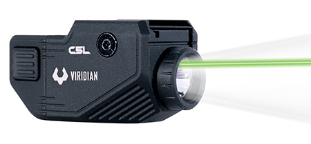 [850060550843] Viridian 9300058 C5L Custom C Series Black Aluminum Ruger RXM 550 Lumens Green Laser 200yds Beam Rail Mount