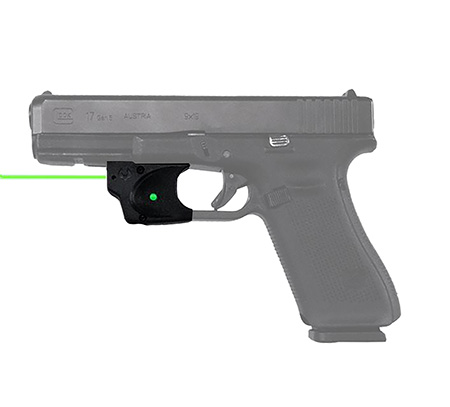 [850060550324] Viridian 9120091  E-Series Fits Glock 17/19/34/45/47 Green Laser Black Polymer Trigger Guard Mount