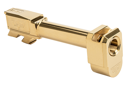 [658792272435] Zaffiri Precision ZP.43BTCG  Threadless Compensator 9mm Fits G43/43X Gold Stainless Steel