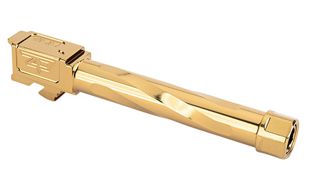 [658792270851] Zaffiri Precision ZP.17G5BTG 9mm Luger Threaded Gold TiN Stainless Steel Fits Glock 17 Gen5