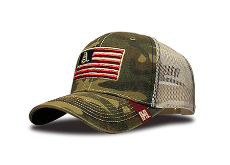 [784802333008] Hornady Gear 33300 Trucker  Camo American Flag Patch