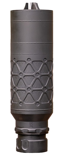 [850044499335] Rugged Suppressors AXL762 Axial Suppressor 7.62mm 1.98" Black Stainless Steel 5/8"x24