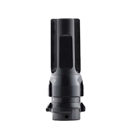 [810128160506] Dead Air DA308 KeyMo Flash Hider Black Nitride 4140 HT Alloy Steel 9/16"x24 RH Threads 2.70" OAL 30 Cal