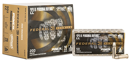 [723364234477] Walther Arms PD22L1 Punch  22LR Flat Nose 200 Per Box/10 Case