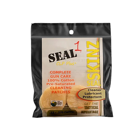 [794504183207] Seal 1 SS-10 Seal SKINZ Cleaning Patches/Cloths 270-30 Cal 1.75" Cotton