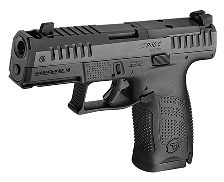 [806703015781] CZ-USA 01578 P-10 C  Compact Frame 9mm Luger 10+1 4.02" Black Nitride Barrel, Black Nitride Steel Optic Ready/Serrated Slide, Black Polymer Frame w/Accessory Rail, Interchangeable Backstrap Grip
