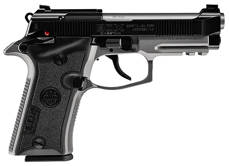 [082442976938] Beretta USA SPEC0716A 80X Cheetah Micro-Compact Frame 380 ACP 13+1 3.90" Stainless Barrel, Black Stainless Steel Optic Ready/Serrated Slide, Gray Aluminum Frame w/Picatinny Rail, Black Vertec Grip