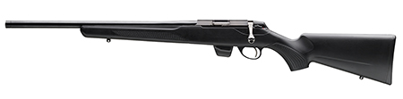 [082442932910] Tikka JRT1X400SB T1X  22 LR 10+1 16" Black Threaded Barrel, Black Steel Drilled  &  Tapped Receiver, Black Fixed Synthetic Stock, Left Hand