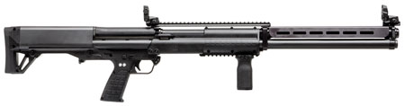 [640832007367] Kel-Tec KSG25BLK KSG 25 Black 12 Gauge 30.50" 3" 24+1 Black Rec/Barrel Black Polymer Fixed Stock  &  Grip