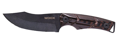 [810069395289] Woox BU.KNF061.01 Bad Boy  3.75" Plain D2 Steel Blade American Walnut/Micarta X-Grip Handle 7.37" OAL