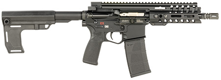 [847313021694] Patriot Ordnance Factory 2169 P415 Edge 5.56 NATO 30+1 7.25" Black Nitride Threaded Barrel, Black Anodized Aluminum Receiver