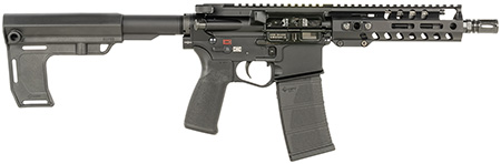 [847313021700] Patriot Ordnance Factory 2170 Renegade +  300 Blackout 30+1 8" Black Nitride Threaded Barrel, M-LOK Handguard, Black Anodized Aluminum Receiver w/Picatinny Rail