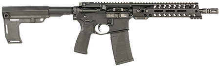 [847313021724] Patriot Ordnance Factory 2172 P15 Constable 5.56 NATO 30+1 10.50" M-LOK Handguard, Black Anodized Aluminum Receiver w/Picatinny Rail, Black Polymer MFT Blade Stabilizer, MFT Grip