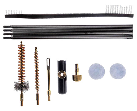 [810122800118] Tapco TAP22011 AR Field Gun Cleaning Kit 223 Cal/5.56mm 12 Black