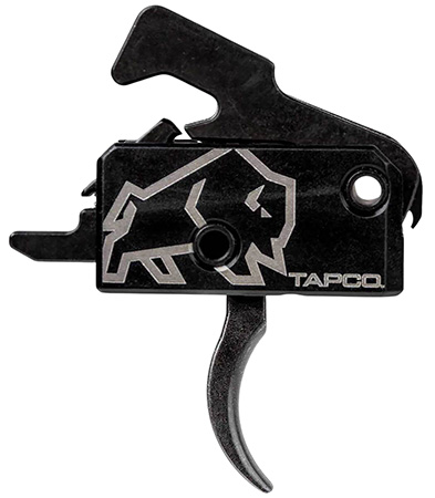 [810122800279] Tapco TAP22034  Rifle Trigger Black Curved Trigger Single-Stage Fits AR-15