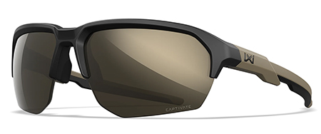 [712316091497] Wiley X CHJKL04 Jakl  M/L Tungsten Mirror Lens Matte Black w/ Tan Frame Frame