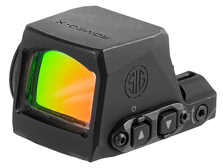[798681696598] Sig Sauer Electro-Optics SORX1280 Romeo-X Compact Black 1x24mm 3MOA Green Dot Reticle RX Footprint Mount