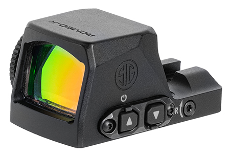 [798681703456] Sig Sauer Electro-Optics SORX1090 Romeo-X Pro Black 1x24mm 6MOA Green Dot Reticle RX Footprint Mount