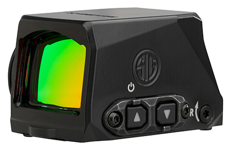 [798681733200] Sig Sauer Electro-Optics SORX1670 Romeo-X Sig-Loc Compact Black 1x24mm Illuminated Green Circle w/Dot Reticle RX Footprint Mount