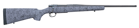 [682146888973] Howa HHSSL65CRGRY 1500 Superlite Gen2 Full Size 6.5 Creedmoor 3+1 20" Black Threaded Barrel, Matte Blue Steel Drilled  &  Tapped Receiver, Gray w/Black Webbing HS Precision Synthetic Stock, Right Hand