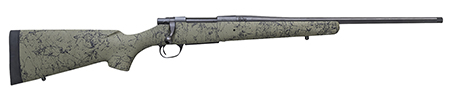 [682146889116] Howa HHSSL243ODG 1500 Superlite Gen2 Full Size 243 Win 3+1 20" Black Threaded Barrel, Matte Blue Steel Drilled  &  Tapped Receiver, OD Green w/Black Webbing HS Precision Synthetic Stock, Right Hand