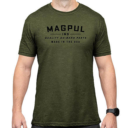 [840815135449] Magpul MAG1112-317-2XL Go Bang Parts  OD Green Cotton/Polyester Short Sleeve 2XL