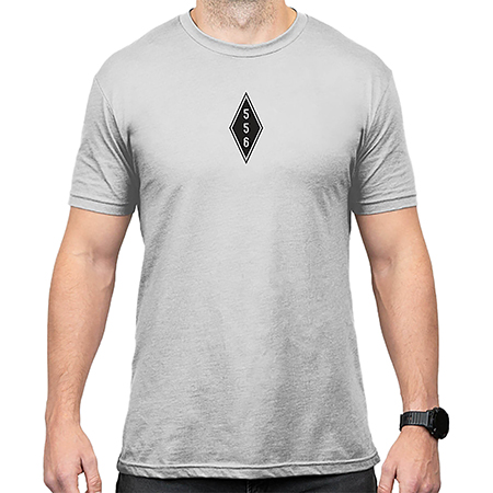 [840815138914] Magpul MAG1280-041-XL Engineered to Feed  Stone Gray Heather Cotton/Polyester Short Sleeve XL