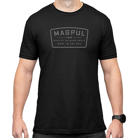 [840815149941] Magpul MAG1526-001-M Go Bang Parts  Black Cotton/Polyester Short Sleeve Medium
