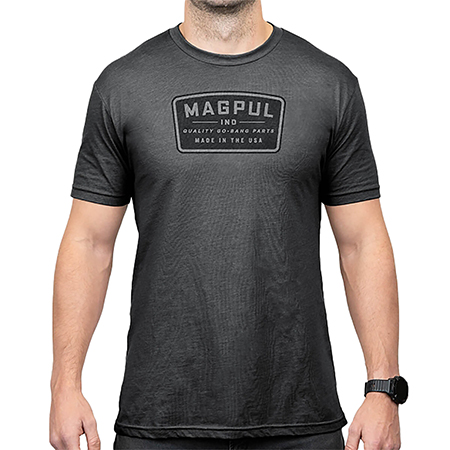 [840815150022] Magpul MAG1526-010-S Go Bang Parts  Charcoal Gray Cotton/Polyester Short Sleeve Small